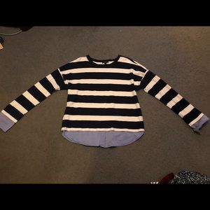 Long sleeve stripe J Crew top